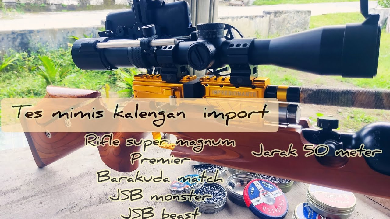 review mimis baracuda, rifle super magnum, jsb monster, jab beast di ...