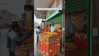 Babu lal selling junaghdhi kesar mangoes in london🤩🇬🇧 #food #trending #landon #shorts