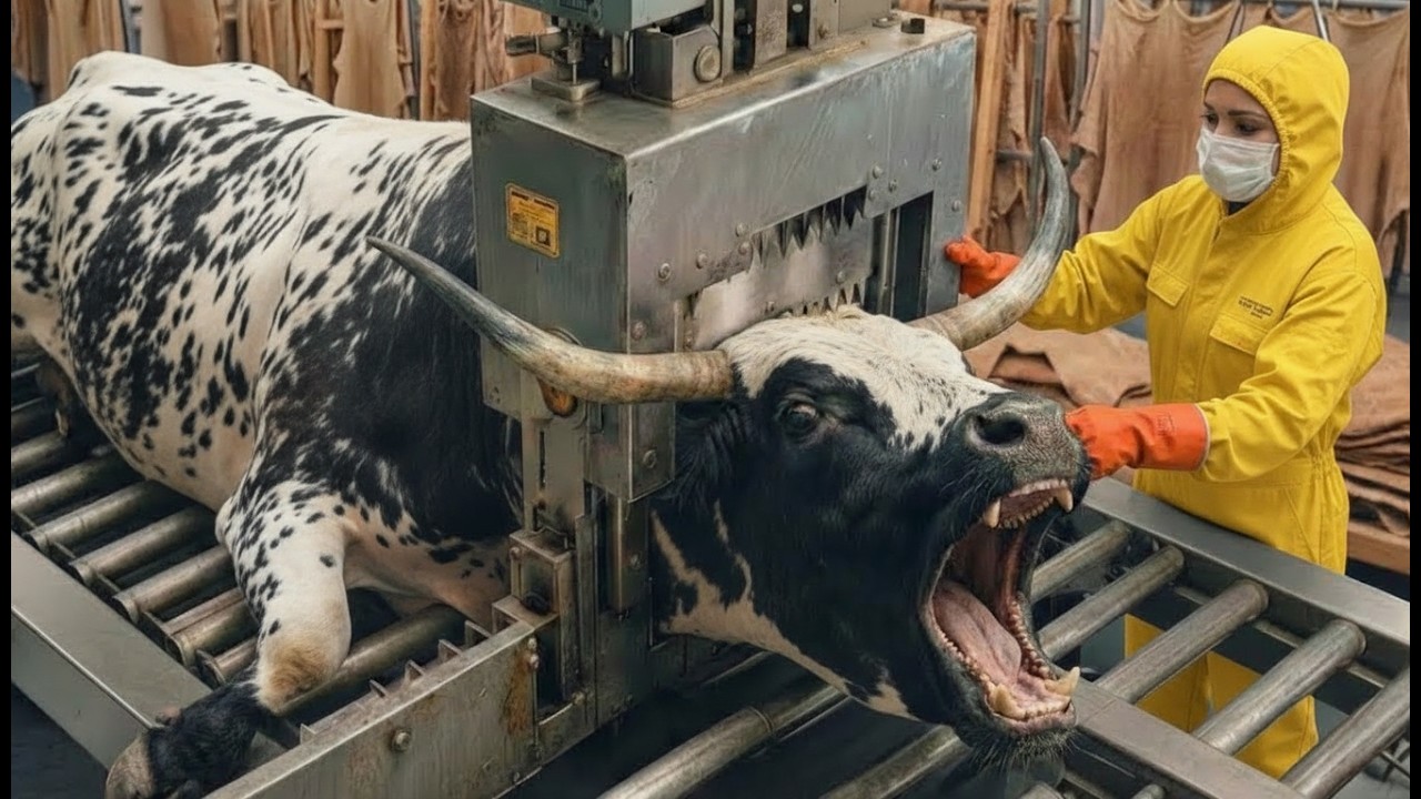 Inside the Bull Horn Leather Factory  Full Industrial Process | From Raw Material to Luxury Products