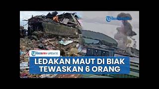 Moments After a World War II Bomb Explosion in Biak, Papua: 6 Dead, Homes Destroyed!