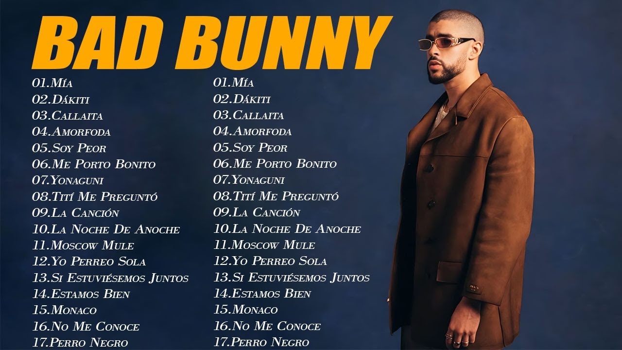 BAD BUNNY MIX 2025 - 30 Las mejores canciones de Bad Bunny 2025 - BAD BUNNY BEST HITS IN 2025