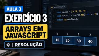 Resolução Exercício 3 Aula 3, Arrays em Javascript