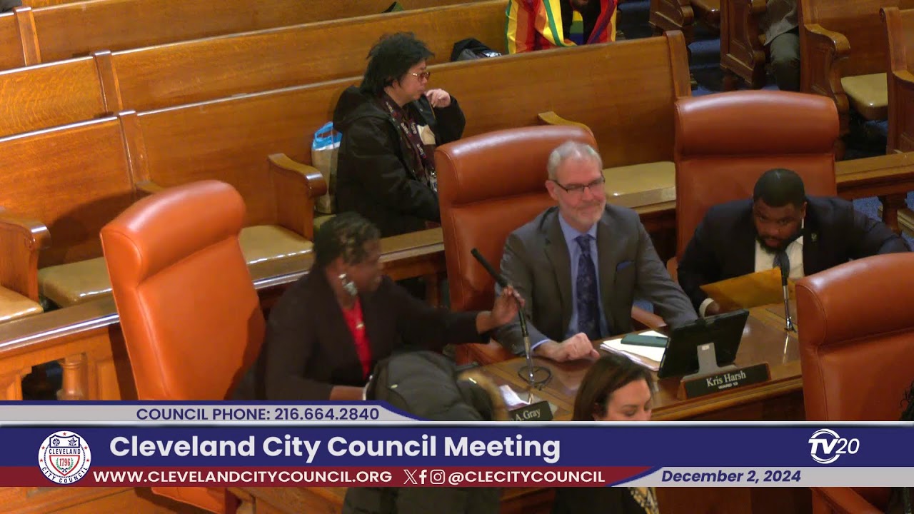 Cleveland City Council Meeting, Dec. 2, 2024