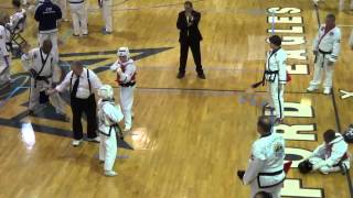 Grandmaster Robert Dunn Coaching his Student Davis Parker at the 2013 Nationals