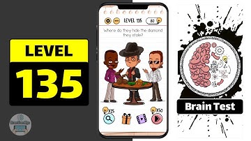 Brain Test Level 135 Walkthrough