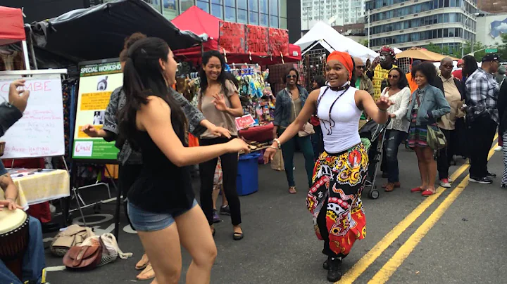 Dance Demonstration at DanceAfrica 5/24/14 with Ja...