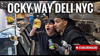 Stable Ronaldo at the NYC Ocky Way Deli