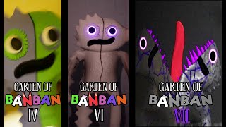 How the Jester changed from Garten of BanBan 4 to Garten of BanBan 7