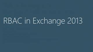 Microsoft Exchange Conference 2014 Make Role Based Access Control RBAC work for you
