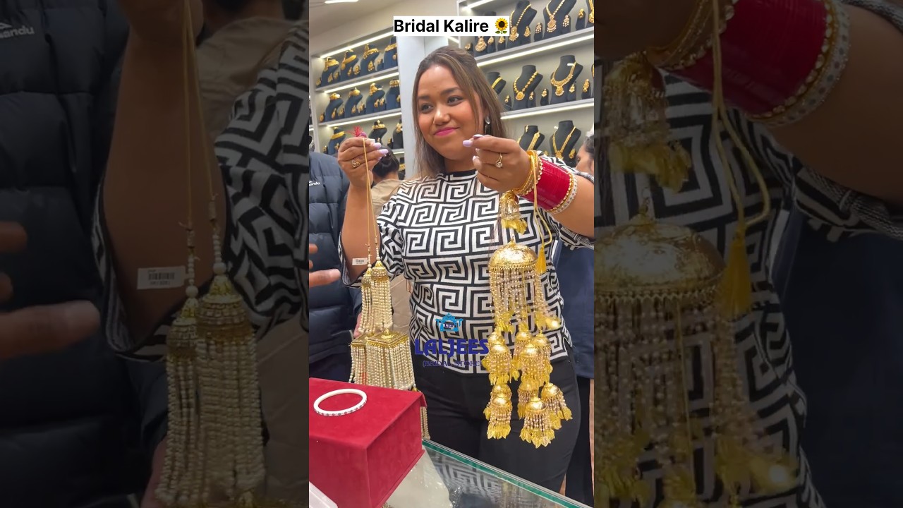 Most beautiful bridal Kalire || latest Karlia design available 