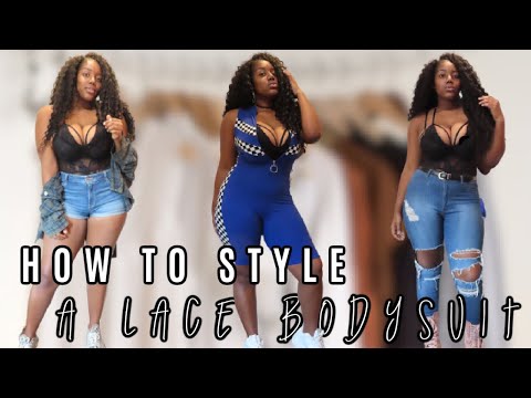 bodysuit dress black