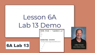Celebrity ByJO Java - 6A Lab 13 Demo - Reversed Diagonal of N Stars Profile