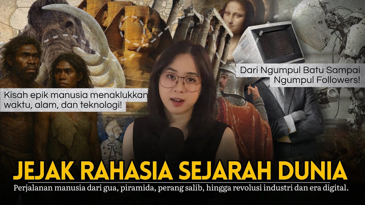 SELURUH TIMELINE SEJARAH DUNIA, segala peristiwa penting dari zaman batu sampai sekarang!