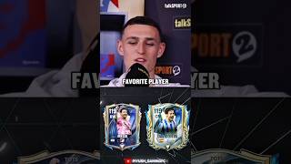 Foden Picks His Favorite Player… Messi or Silva? 👀