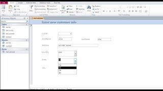 Microsoft Access pt 9 (Cascade Combo Box)