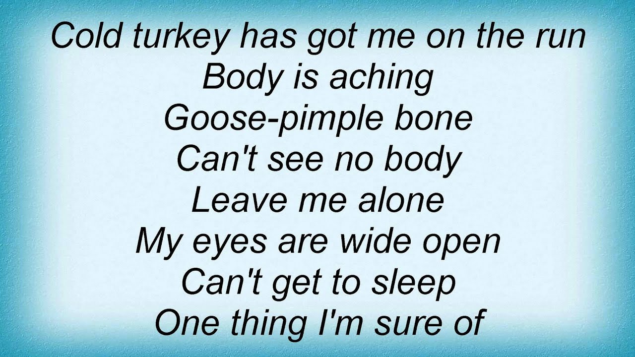 Beatles Cold Turkey Lyrics YouTube