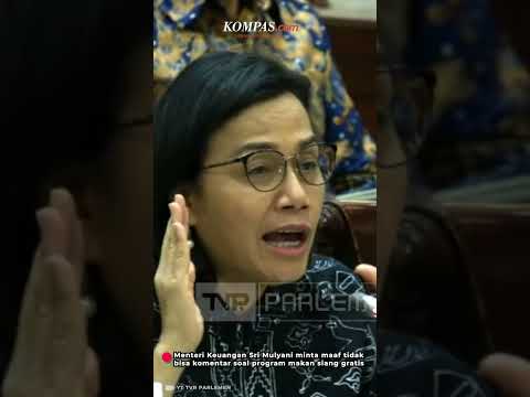 Momen Sri Mulyani Minta Maaf Tak Bisa Komentar soal Makan Siang Gratis