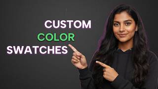 Custom color swatches