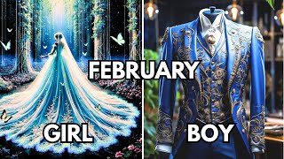 Choose Your Birthday Month and Get Your Dress and Your Partner's Stylish Look🎩🙋‍♀️ Girl VS Boy