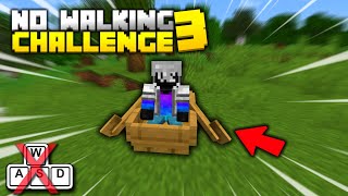 Minecraft, but you cant WALK! (Playing without WASD)