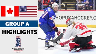 Canada vs. USA Full Highlights | Group A | 2024 Women's World Hockey Championship (4/8/2024) screenshot 2