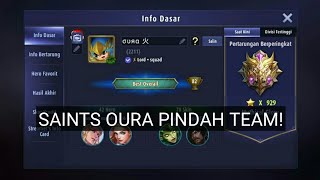 Penjelasan Saints Oura Pindah Squad Ke Evos