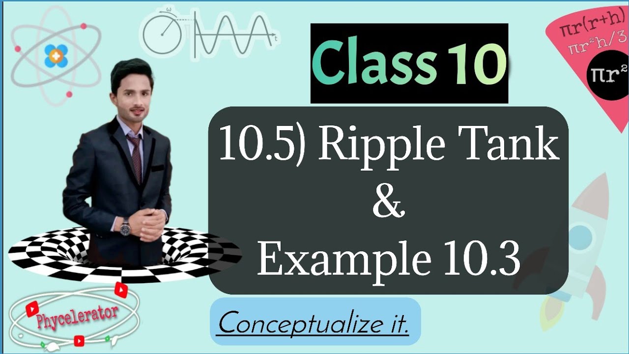 Ripple tank and example 10 3 lecture no 4 unit 10 class 10 ptb