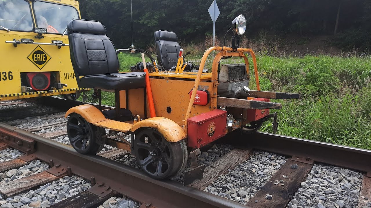 South Branch Valley Railroad (AKA Potomac Eagle) NARCOA Speeder Run Day 1 | Fairmont M9
