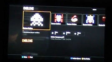 Black Ops 2 Emblems: Space Invaders