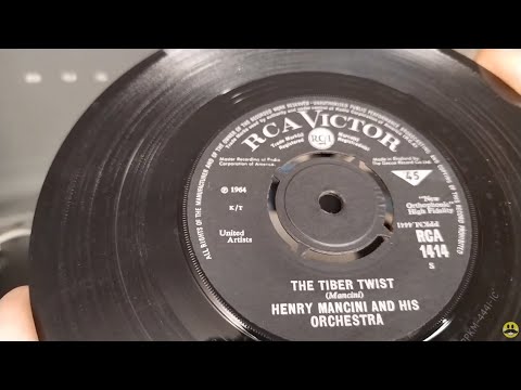 The Tiber Twist ~ Henry Mancini & Orchestra 1962 45rpm Vinyl Single ~ 1963 Bush SRP31D Record Player