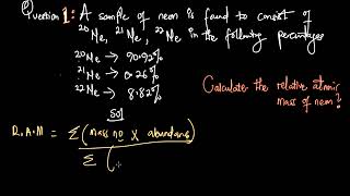 ISOTOPES AND RELATIVE ATOMIC MASS EXPLAINED PROF PETER