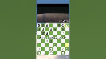 Brilliant Chess Move! Rook Sacrifice on h8 wins the Game!! #puzzle #checkmate #brilliantmove