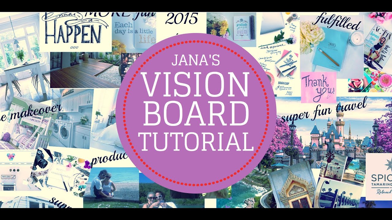 TUTORIAL: How To Create A Vision Board With Picmonkey - YouTube