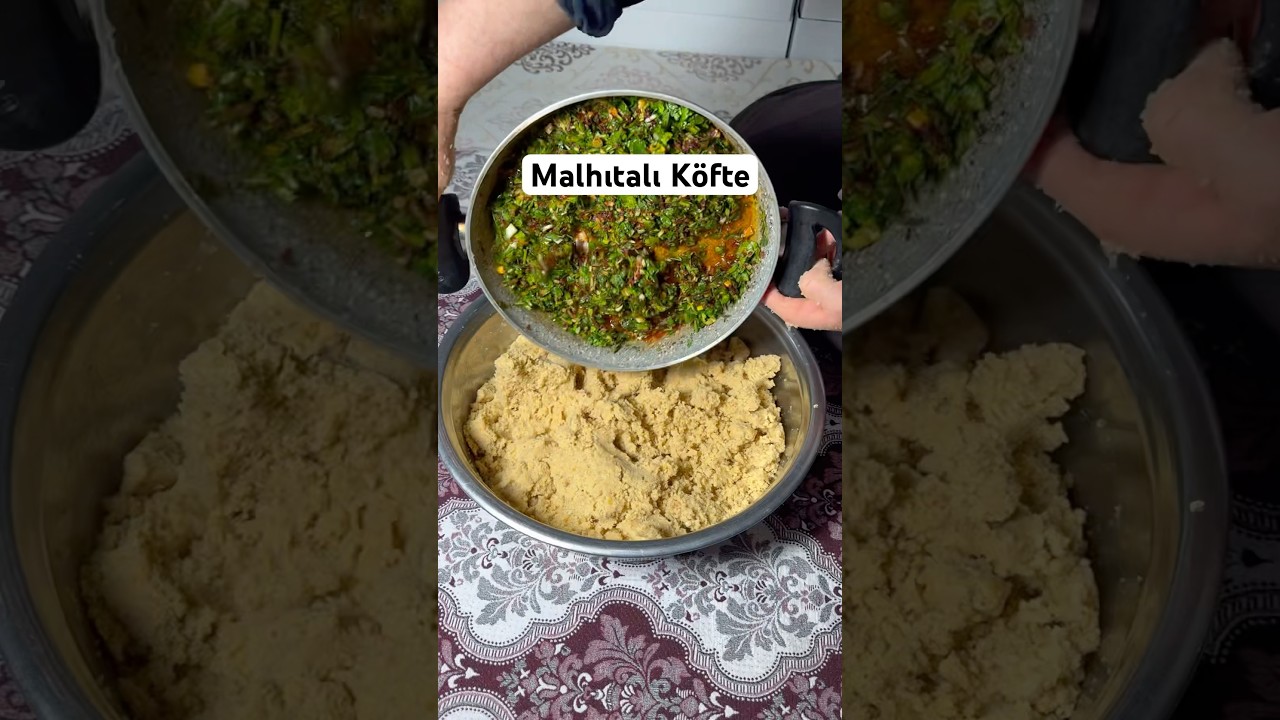 Antep usulü “Malhıtalı Köfte” #yemektarifleri #pratiktarifler #sebzeyemekleri #yemek #tarif