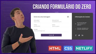Formulário com HTML e CSS + Netlify Forms