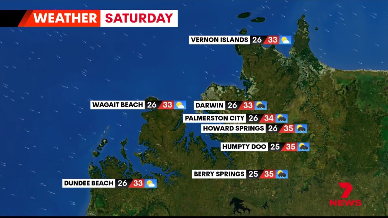 Seven News Darwin - Weather Forecast (28/11/2025)