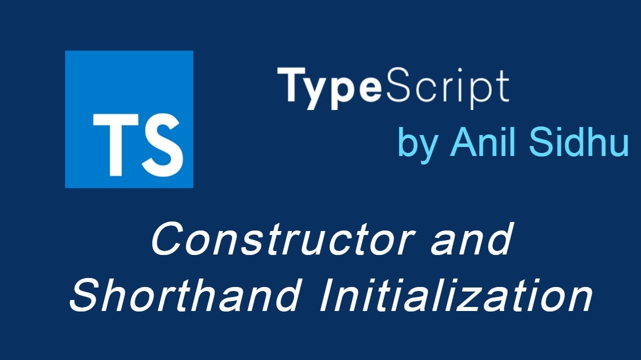 typescript constructor assignment