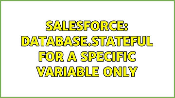 Salesforce: Database.Stateful for a specific variable only