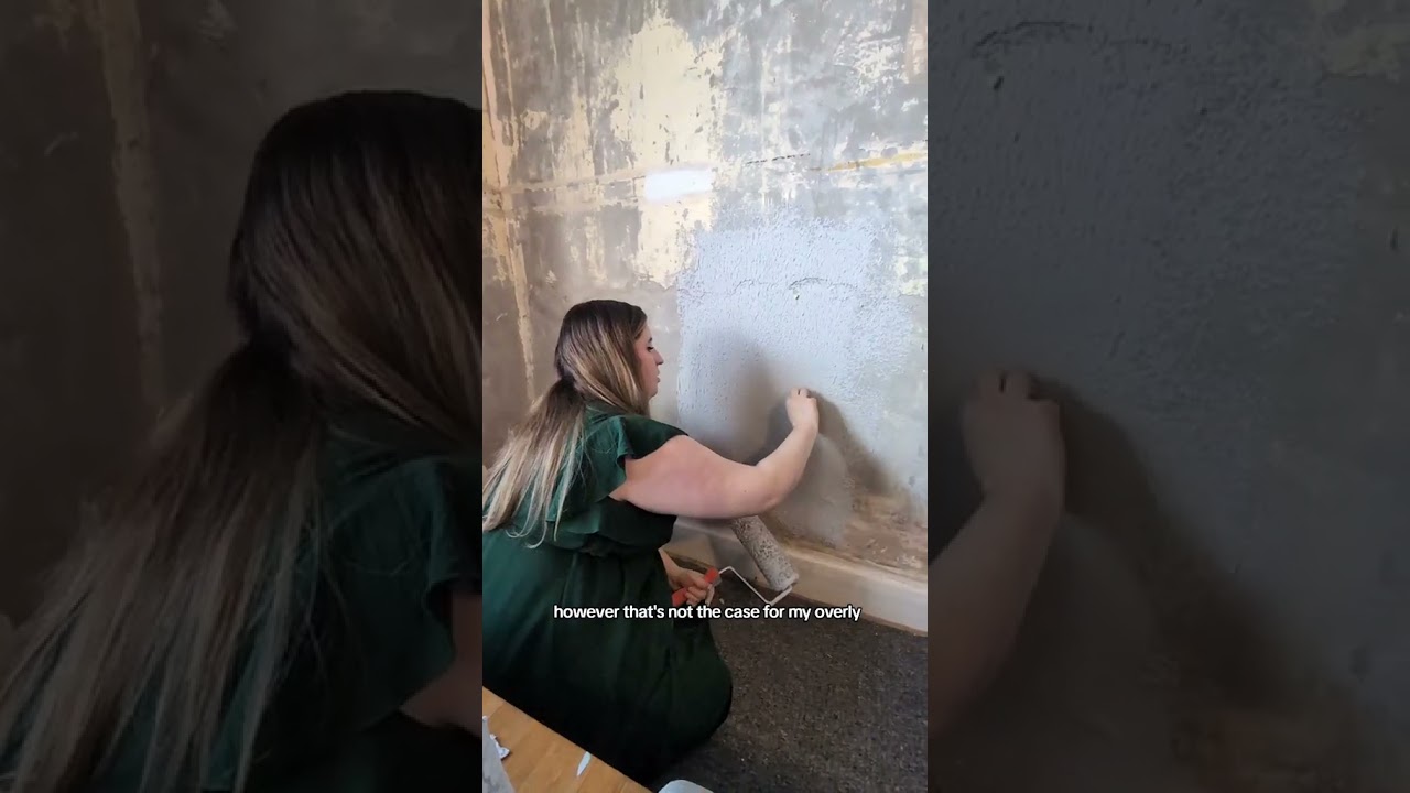 Attempting to skim my council house walls in my living room 