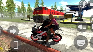 India bike 3d game Hero hiroine 😂😂#viral #games #bikegame #indianbikedriving3d #indiabike3d #trend screenshot 2