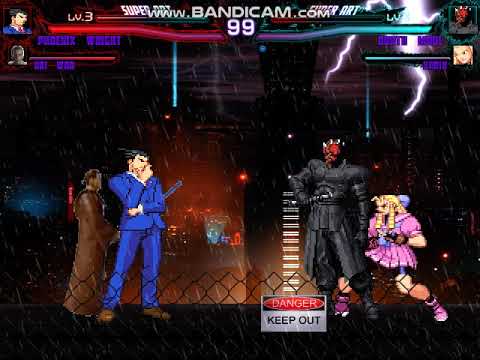 MUGEN Request: Phoenix Wright & Obi Wan Vs Darth Maul & Karin