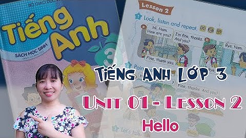 Tiếng Anh lớp 3 - Unit 1: Hello - Lesson 2