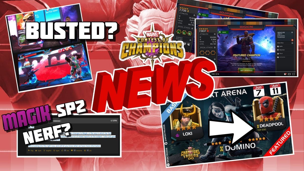 Magik Nerf? Deadpool Arena, Beta Testing Nerfs? + More [MCN]