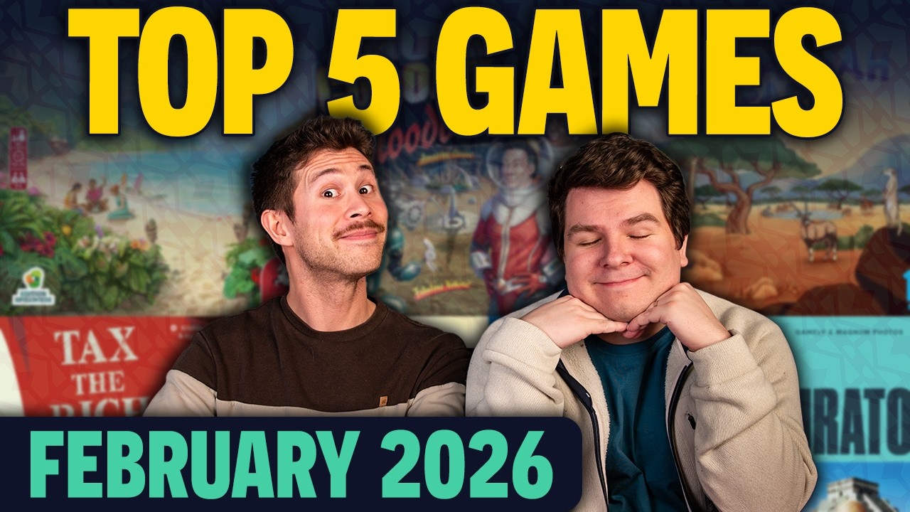 Топ-5 настольных игр, в которые мы играли в феврале 2026 года | Back From The Dead!