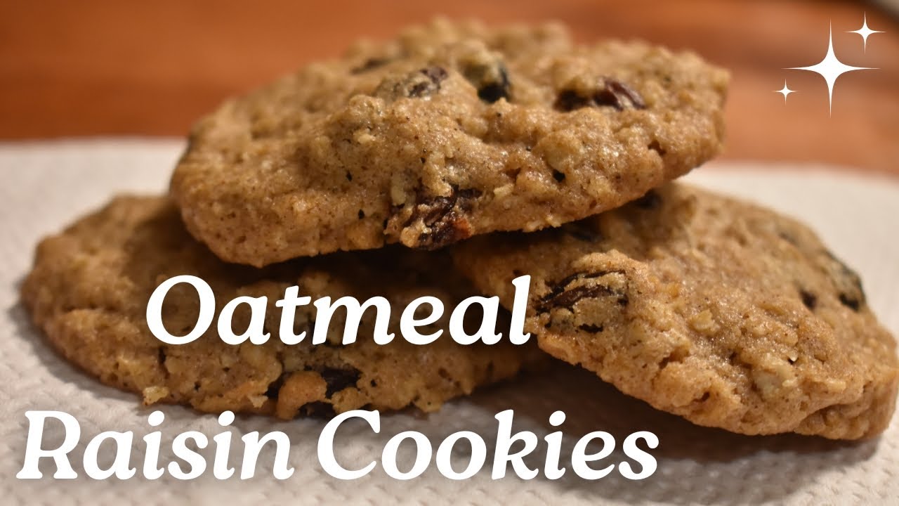 THE BEST: OATMEAL RAISIN COOKIES!!!! PERFECT RECIPE