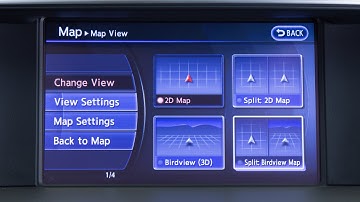 2017 INFINITI Q70 HEV - Map Button (if so equipped)