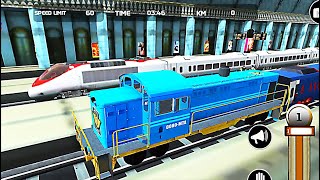 Indian Train Racing 2018 - Multiplayer - Winning Versus Other Train