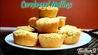 How to Make Keto Cornbread Muffins | Almond Flour | Keto | Low Carb | Cooking With Thatown2 Get Your Keto On With Almond Flour Cornbread Muffins Shorts