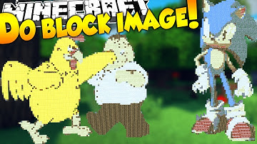 Minecraft | DO BLOCK IMAGE! (Convert URL Image to Pixel Art!) | Plugin Tutorial