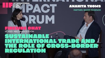 Anahita Thoms -  Fireside Chat - International Impact Forum, Abu Dhabi 2025